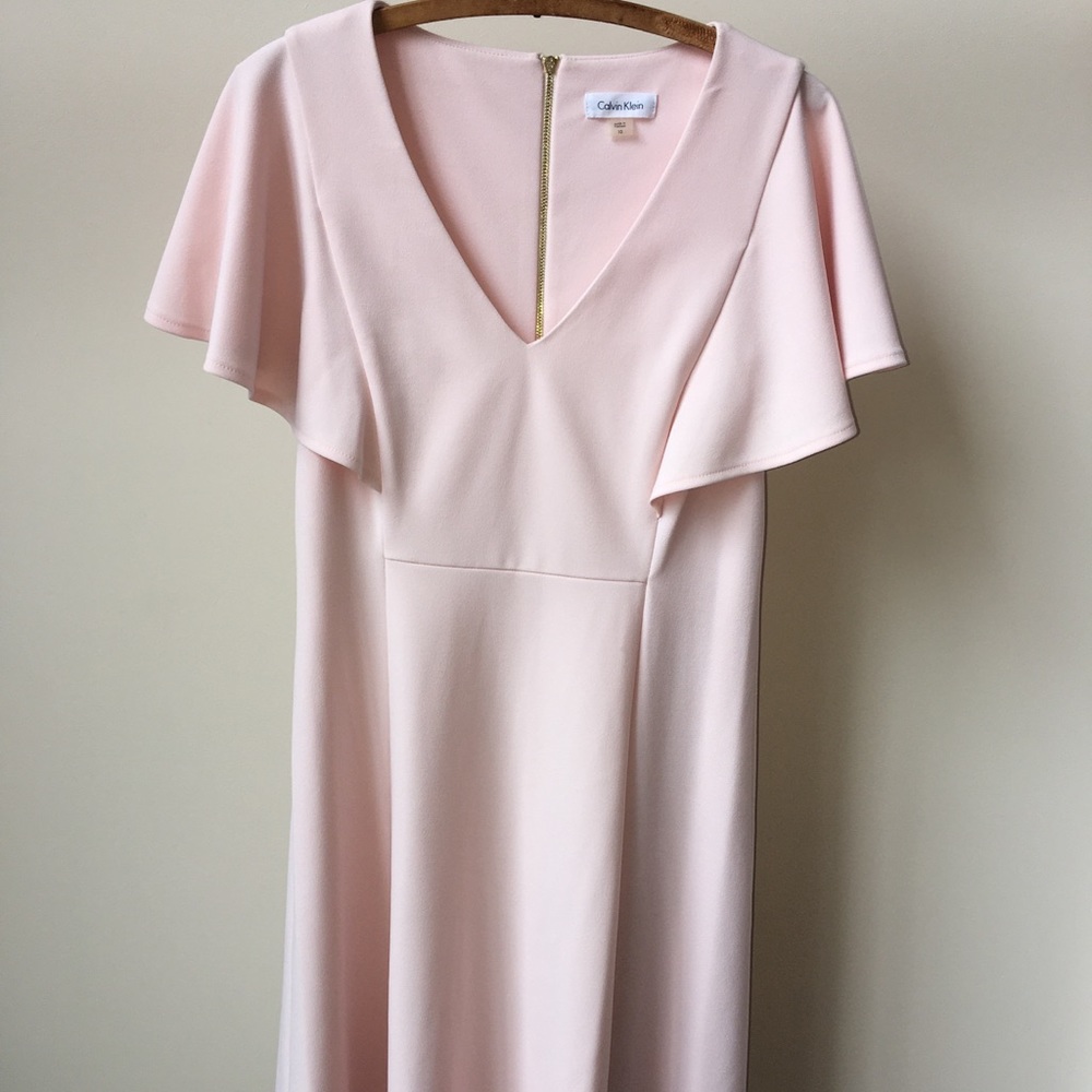 Blush Calvin Klein Fit and Flare